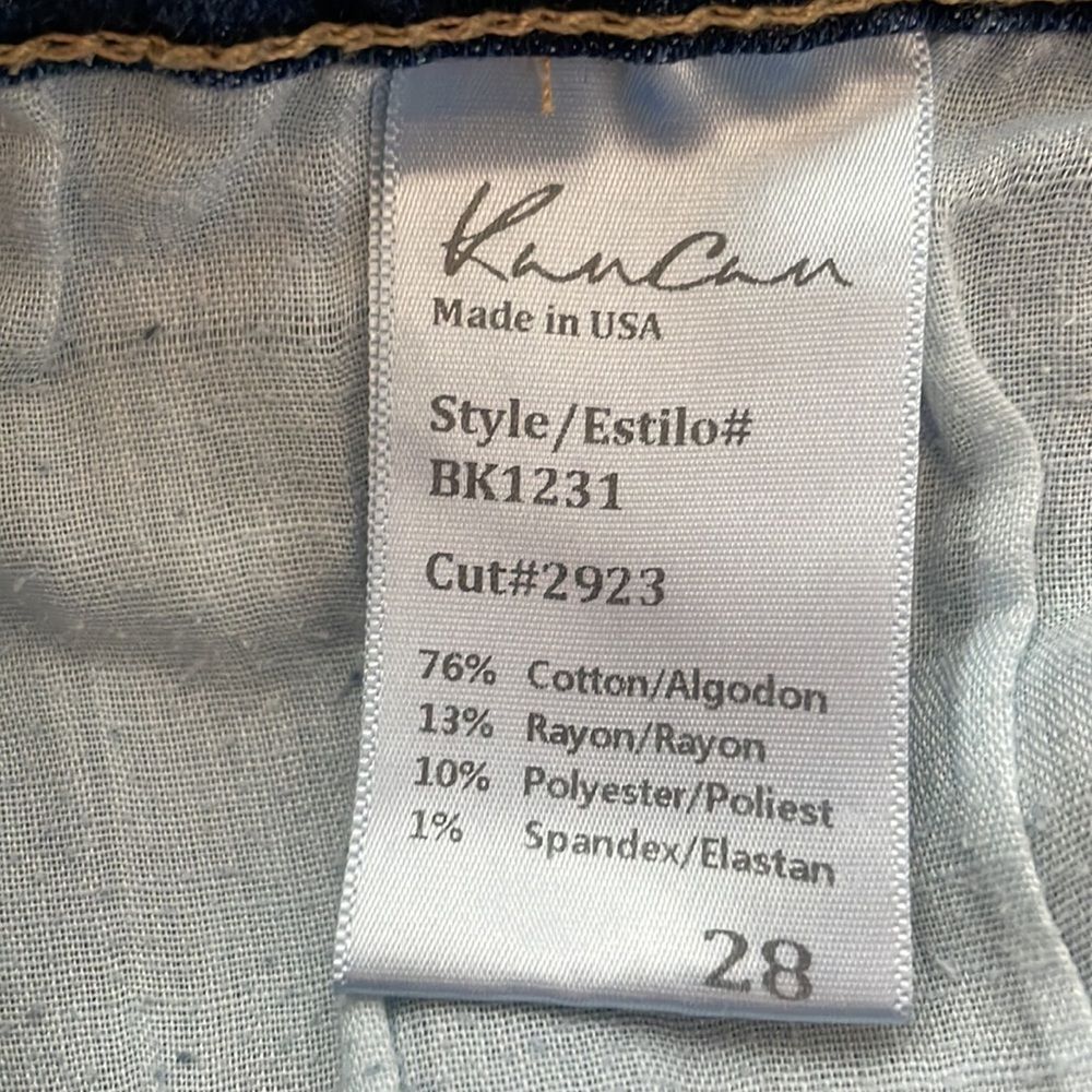 Kancan Mid Rise Skinny Stretch Cropped Jeans. Size 28. - Picture 9 of 14